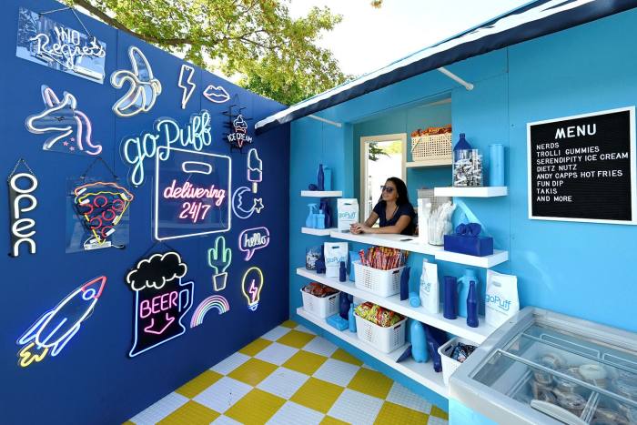 A view of the GoPuff activation during Made In America - Day 1 at Benjamin Franklin Parkway on August 31, 2019 in Philadelphia, Pennsylvania